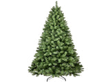 7ft Pre-Lit PVC Christmas Tree 400 UL Lights, 1072 Tips, Auto-Unfold Memory Wire, Easy Assembly T3637P338367