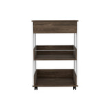 Dundee Kitchen Cart, One Drawer, Two Open Shelves B128P148708