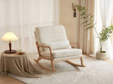 100*65*101cm High Back Belt Waist Pillow Log Color Solid Wood Armrest Backrest Seat Frame Iron Frame 63188028