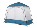 229*229*122cm Oxford Cloth Double Dressing Tent Blue/White 03192884