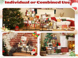 2 Pack Sturdy Metal Xmas Card Holder - Tree Shape, 1521 Clips, 2 Stands , Black, 47878110