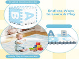 26PCS ABC Alphabet EVA Foam Play Mat, 31.7531.751.02cm BPA-Free Non-Slip Floor Tiles for 10 81095259