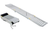 2 Sets Foldable Ferruginous Car Ramp, Portable Easy Fold Lightweight Ramp for Car Truck SUV W46557318