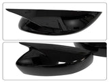 fit for Infiniti G25 G37 Q40 Q60 2009-2015 Gloss Black Sde Wing Mirror Cover Cap 01859091