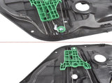 2Pcs Rear Left and Right Plastic Power Window Regulator Fits for Hyundai Santa Fe 2019-2022 64305180