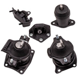 ZNTS Engine Motor & Trans Mount 5pcs For Acura TL 3.2L V6 2004 2005 2006 Auto Transmission 48466139