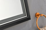 60in. W x 48 in. H LED Lighted Bathroom Wall Mounted Mirror with High LumenAnti-Fog Separately W928P178457