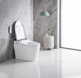 ZNTS Elongated Smart Toilet with Elongated Heated Bidet Seat, Intelligent Toilet with Bidet Built-in, W2826P199068