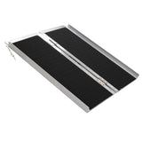 3FT Two-section Non-Skid Folding Lightweight Aluminum Alloy Wheelchair Scooter Mobility Ramps 96882424