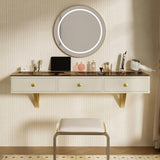 Self-pickup is not supported.47" Floating Shelf with Drawer, Multi-Purpose Wall-Mounted Vanity 59433354