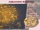5 ft Christmas Decoration, Pre-Lit Birch Tree with 240 Warm White LED Lights and Flexible Branches, 41497534