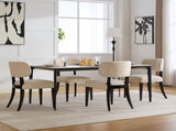 Wooden Dining Chairs Set of 2, Modern Fabric Upholstered Dining Room Chair Kitchen Chairs, Farmhouse W3244P392827
