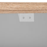 K&K 51" Fluted Kitchen Island with Drop Leaf, Farmhouse Accent Kitchen Island on Wheels with N707P221446W