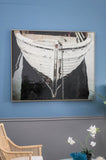 59" x 47" Large Black and White Rectangular Wall Art with Frame, Wall Decor for Living Room Bedrrom W2078130311