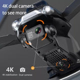 V28 RC Drone 4K HD Dual Camera WiFi FPV Foldable Rc Quadcopter Obstacle avoidance Logistics Is 68139363