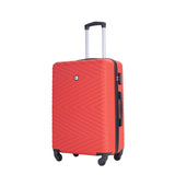 luggage 4-piece ABS lightweight suitcase with rotating wheels, 24 inch and 28 inch with TSA lock, W284P149248