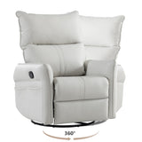 ZNTS Rocking Recliner Chair,360 Degree Nursery Rocking Chair,Glider Chair,Modern Small Rocking 12560160