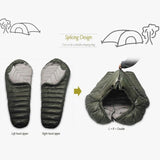 Kamperbox Outdoor Camping Down Sleeping Bag Winter Warm Sleeping Bag Camping Waterproof Sleeping Bag 21285737