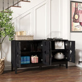 60.5" Mid Century Modern Sideboard Buffet with Storage, TV Media Console Table, Storage W1801P268982