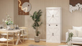71" Kitchen Pantry Storage Cabinet with 4 Doors,1 Drawer, 2 Adjustable Shelves, 85094334