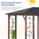 Gazebo with Galvanized Steel Roof 98874966