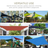 ZNTS Shade Sail Cloth /Shade Sail Canopy -AS （Prohibited by WalMart） 12391137