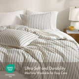 3 PCS Queen Duvet Set Tan B035P319222