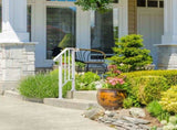 Handrails for Outdoor Steps, Iron Handrail Fits 1 Step, Transitional Handrail with Installation Kit, 99378762