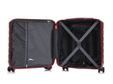 14"/20" 2 pcs/set in ABS Spinner Wheel Luggage, with Combination Lock,14" Cosmetic Case W2787P438032