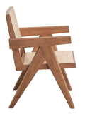 Beige and Natural Accent Chair B062P209169