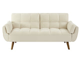 New Design Linen Sofa Furniture Adjustable Backrest Easily Assembled Reclinerst-BEIGE 22487251