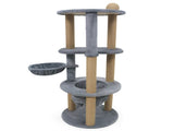 47" Cat Tower with Scratching Posts - Multi-Level Cat Tree for Relax & Play, Light Grey 37602166