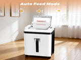 150 Sheet Paper Shredder Heavy Duty, Micro Cut and CDs/Cards, P5 Security Level, 60Min Non Stop 92277130