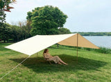Outdoor Sun Canopy Shelter 4x3m Front Awning for/with Camping Bell Tent 85935254