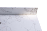Montary 37inch bathroom vanity top stone carrara white new style tops with rectangle undermount W50921981