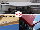 12'X16' Light Grey HDPE sunshade sail 37448040