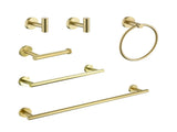6 Piece Stainless Steel Bathroom Towel Rack Set Wall Mount W2287P151915