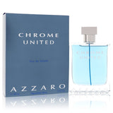 Chrome United by Azzaro Eau De Toilette Spray 3.4 oz for Men FX-501982