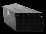 34"*14.5"*15" Aluminum Trailer Tongue Tool Box Toolbox Truck Bed Storage Black returns wit MT018049 15091001