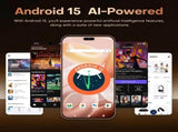 A17 Pro Max 5G Android 15 Smartphone, 6.8' FHD Display, 8GB RAM 256GB Storage, 72MP Front & 108MP 63785002