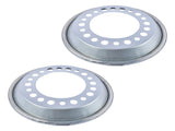 2PCS Auto Wheel Balancer Fit For 22.5-24.5" Wheel - Steer Silver 800-822 800822 16888641
