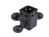 Tri-Ball 1-7/8'' 2'' 2-5/16'' Adjustable Trailer Hitch Fits 2'' Receiver Heavy Duty Solid Ball Mount 37348885