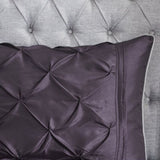 7 Piece Tufted Comforter Set Plum Queen B03596871