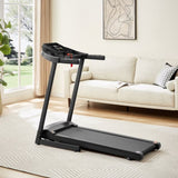 ZNTS Treadmills - 2.5 HP hydraulic folding removable treadmill with 3-speed incline adjustment, 12 preset W1668124387