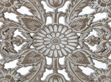 2 PCS Distressed Carved Wood Wall Decor Set B035P366542