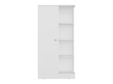 Rentz Multi-Storage Cabinet with Storage Compartments, and Versatile Organization, White B097P474301