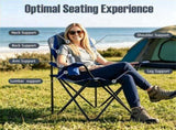 2 Pack Heavy Duty Folding Camping 330 LBS Capacity, 600D Oxford Padded Portable Outdoor Lawn 72718532