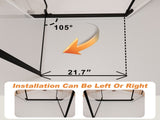 36*36*72" Pivot shower door, with 1/4" tempered glass, Frameless Neo-Angle Pivot Shower W1675P399619