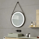 DAX Aura Strap LED Light Round Mirror 28 Inches B2702P227044
