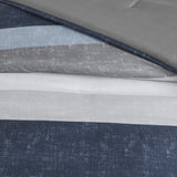 Cal King Stripe Comforter Set with Bed Sheets B03599096